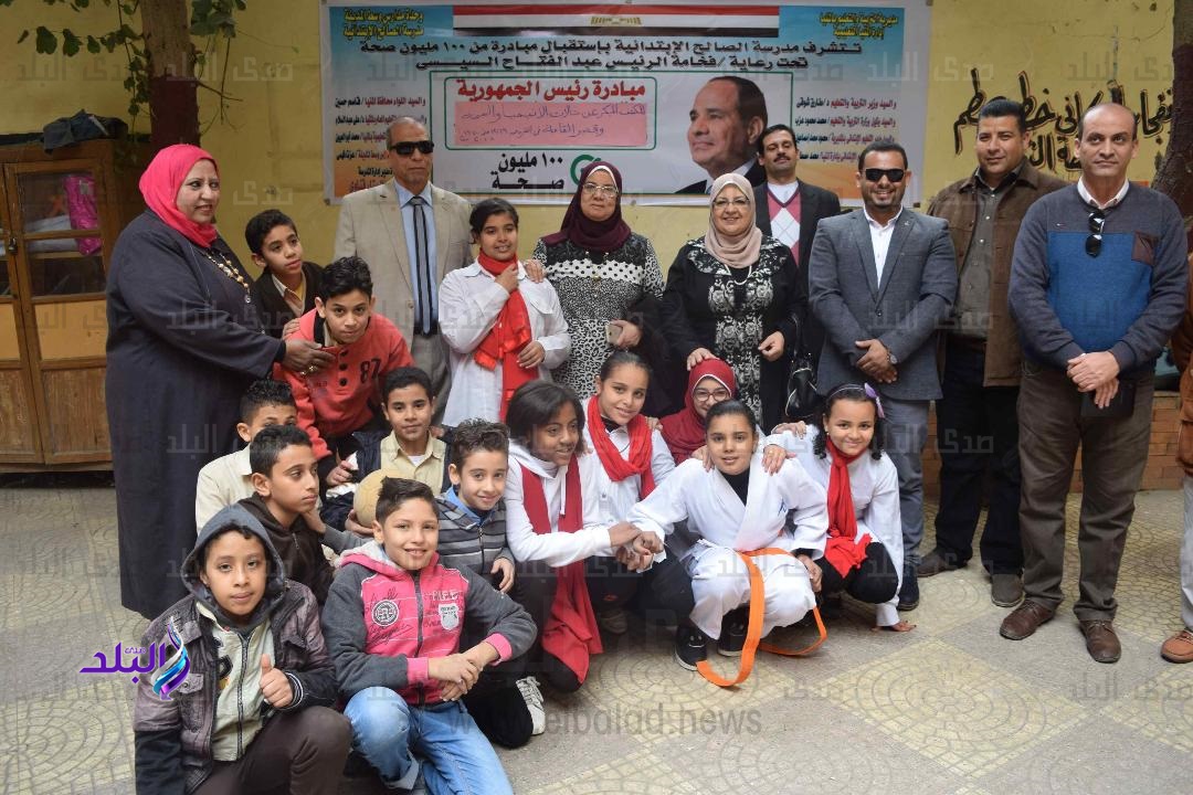 مبادرة 100 مليون صحة بـ 3 مدارس بالمنيا