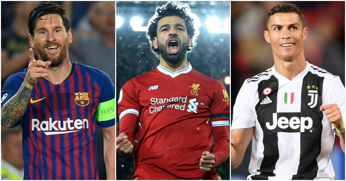 رونالدو - صلاح - ميسي رونالدو - صلاح - ميسي