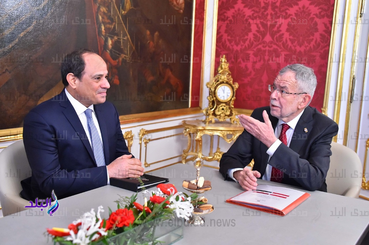 السيسي ورئيس النمسا السيسي ورئيس النمسا