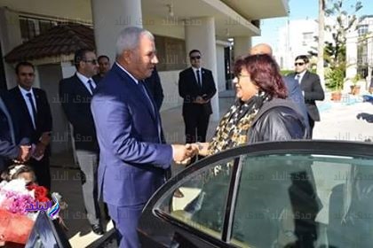 محافظ مطروح يستقبل وزيرة الثقافة محافظ مطروح يستقبل وزيرة الثقافة