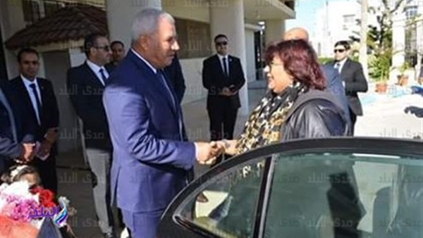 محافظ مطروح يستقبل وزيرة الثقافة محافظ مطروح يستقبل وزيرة الثقافة