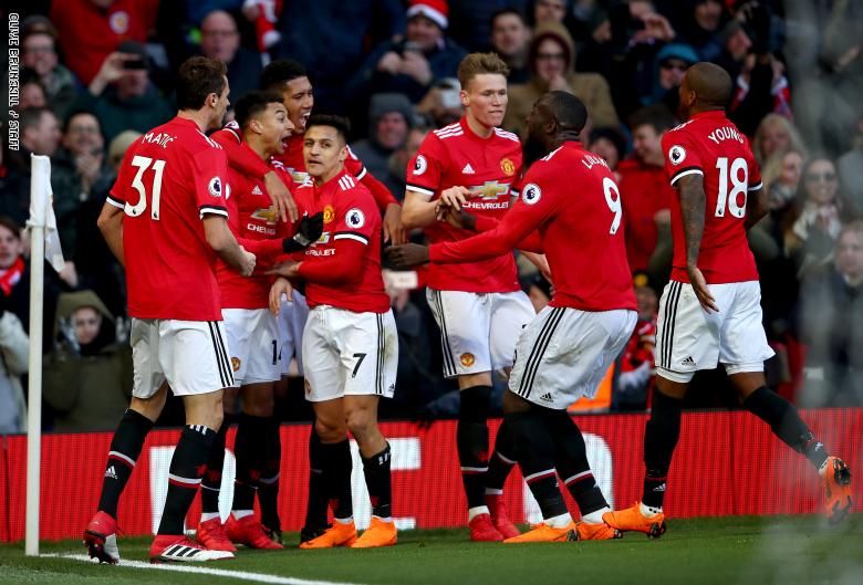 لاعبو مانشستر يونايتد