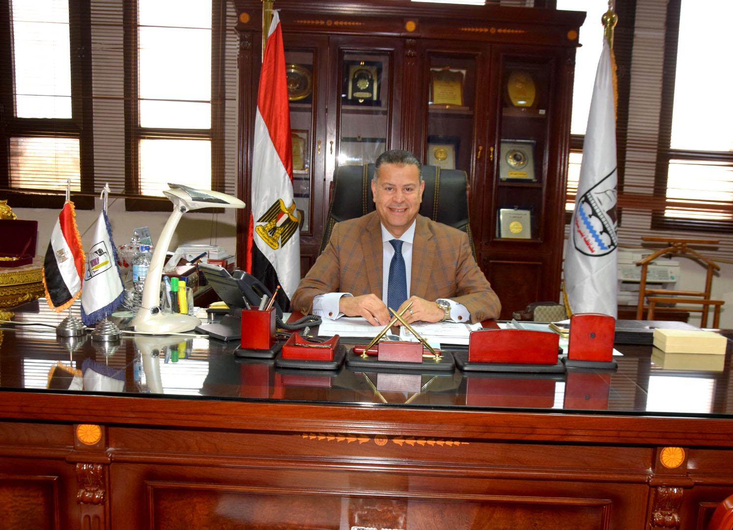 المستشار هاني عبد الجابر محافظ بني سويف 