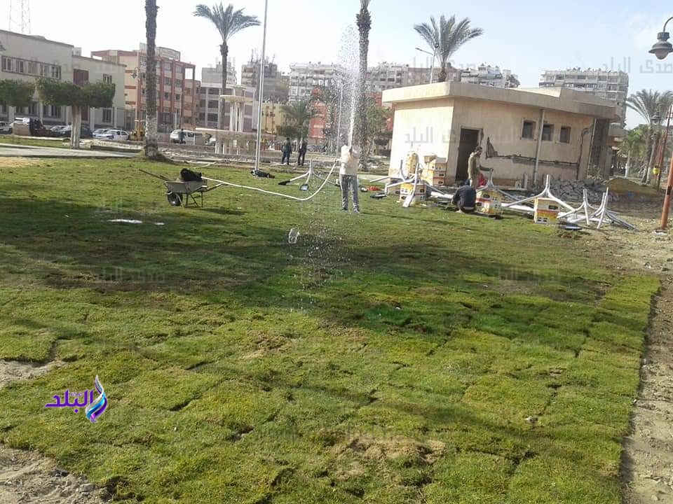  أعمال تجميل حديقة المنتزه