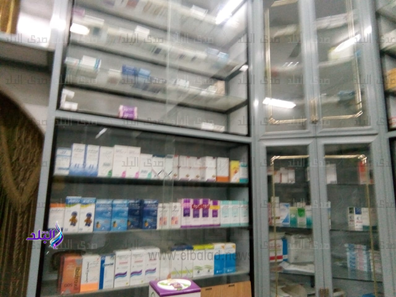 ضبط صيدلية غير مرخصة تبيع أدوية مهربة بسندوب