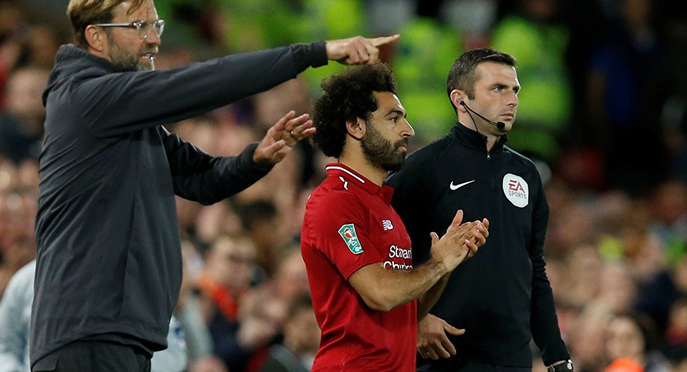 محمد صلاح ويورجن كلوب