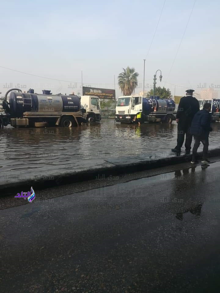 شفط المياه بكورنيش ماسبيرو