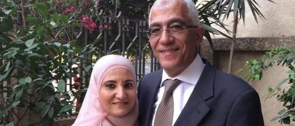 علا القرضاوى وزوجها