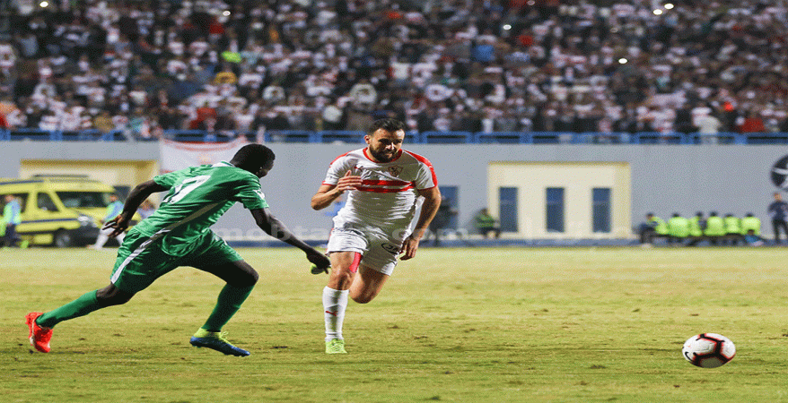 مباراة الزمالك والقطن التشادى