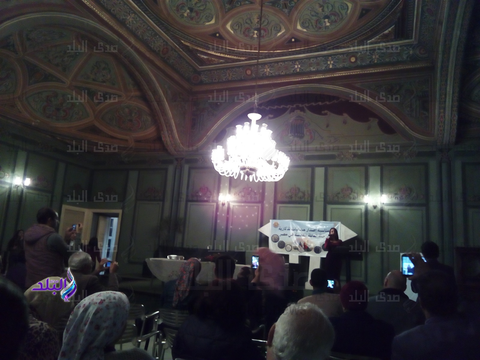 ترنيمة قبطية تصدح في قصر المانسترلي