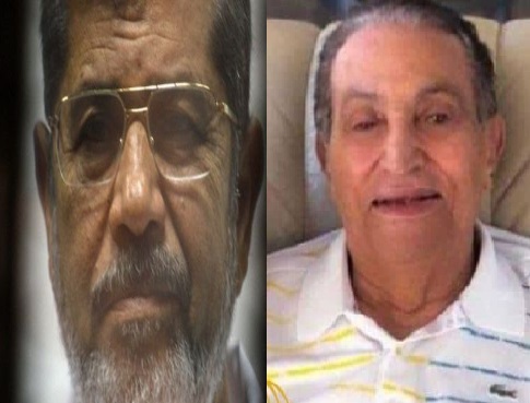 مبارك ومرسى 