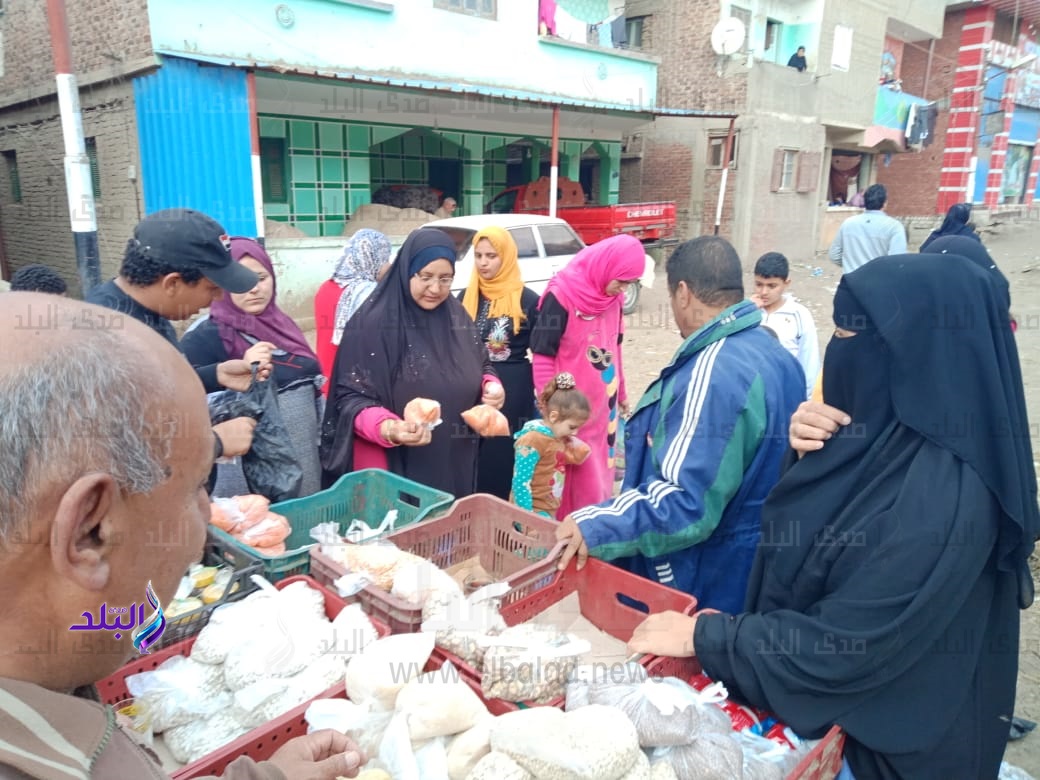 مستقبل وطن يوفر سلع مخفضة بقرى ببيلا والحامول
