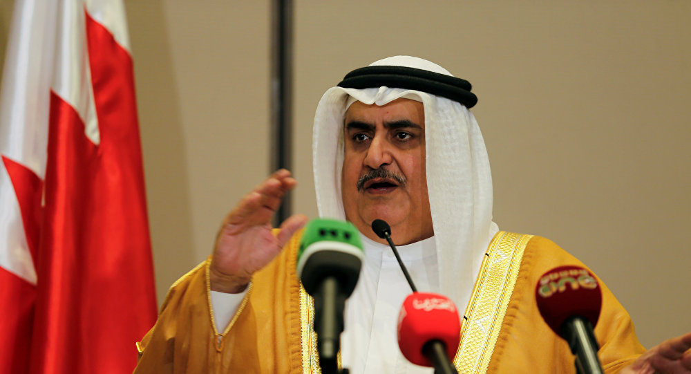 وزير الخارجية البحريني خالد بن أحمد آل خليفة