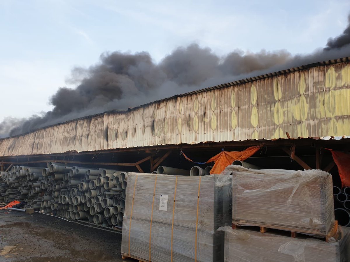 حريق قي مطار الملك عبد العزيز الدولي