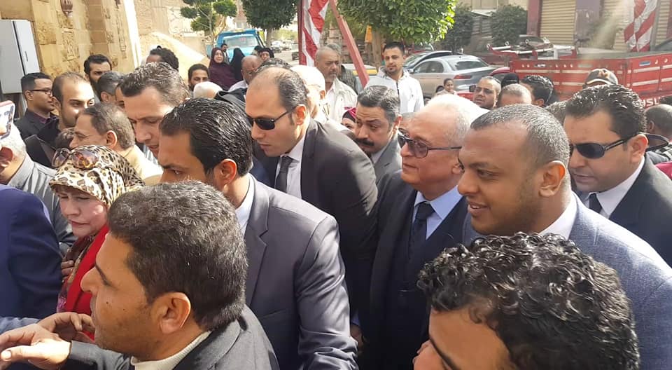 إستقبال حافل لأبو شقة بصفط اللبن