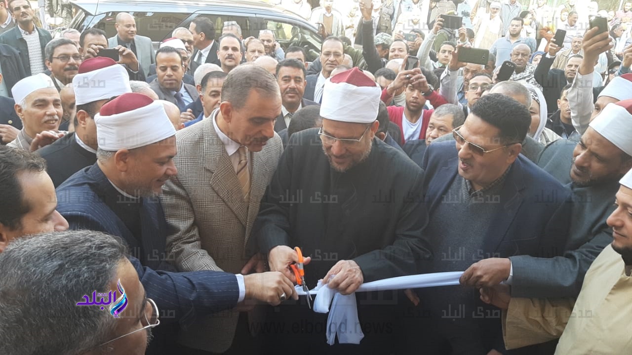 وزير الأوقاف يفتتح مسجد بدر أسيوط