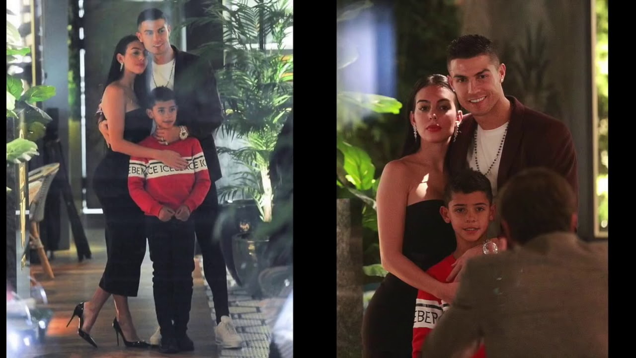 رونالد وجورجينا وكريستيانو جونيور