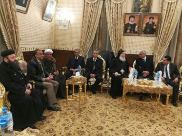 مستقبل وطن يزور كنائس محافظة قنا