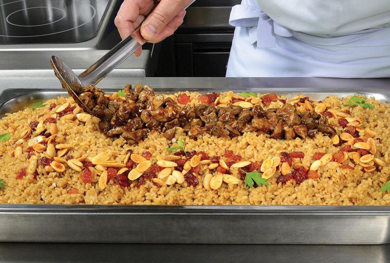 طريقة تحضير أرز الخلطة بالكبدة كالمطاعم