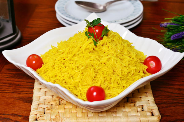 أرز بسمتي بالكركم أرز بسمتي بالكركم