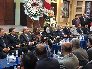 وفد من مستقبل وطن يزور كنسية السيدة العذراء بدمياط