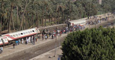 صور أرشيفية - حادث قطار