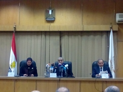 وزير التموين خلال المؤتمر 