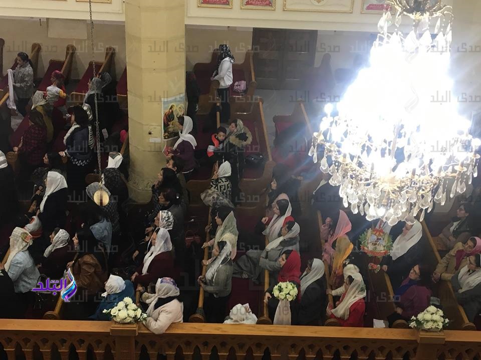 قداس صلاة عيد الميلاد بكنيسة ماري جرجس