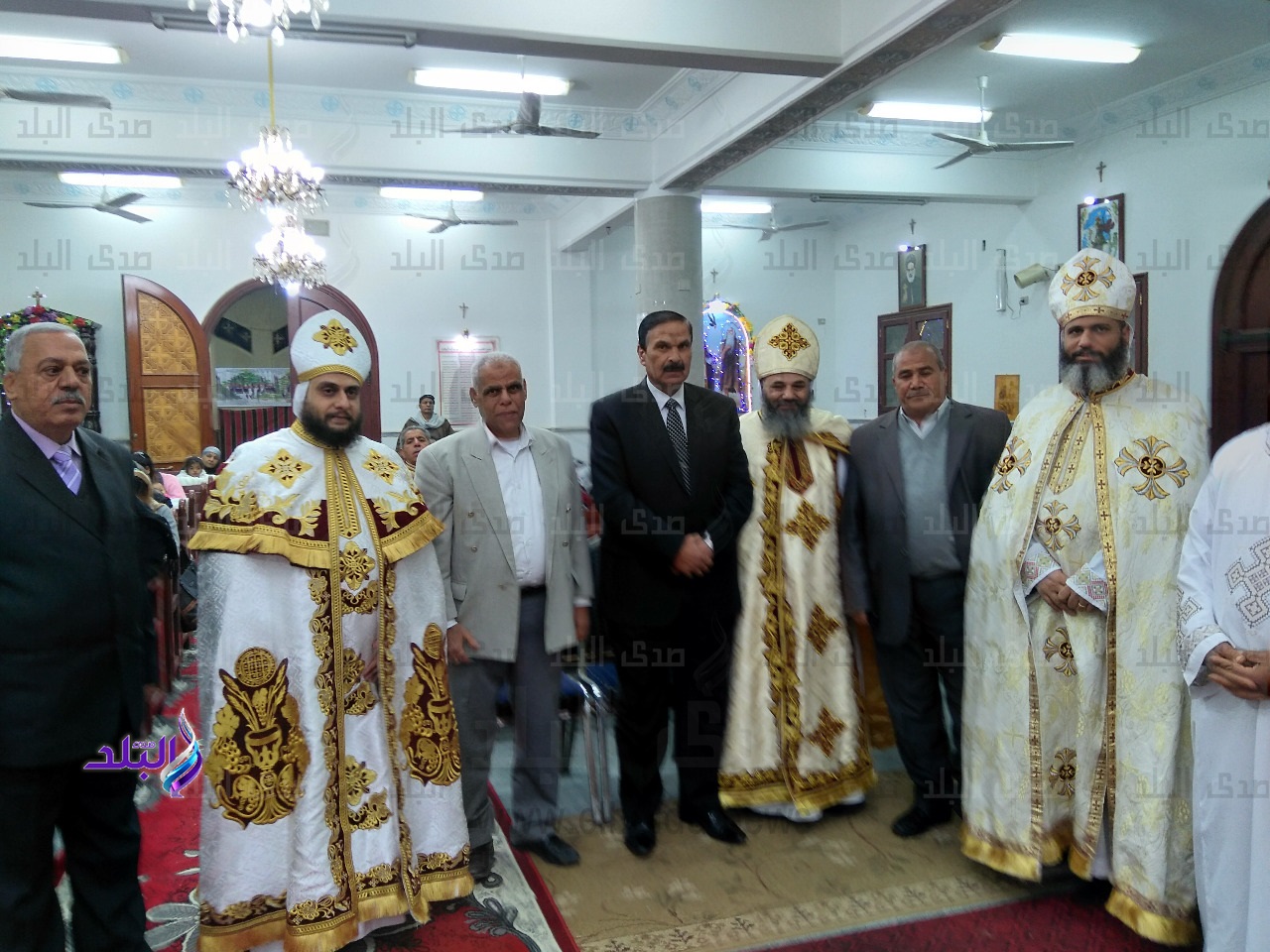 التهنئة للإخوة الأقباط