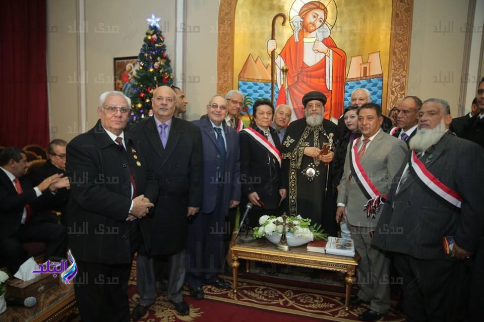 البابا تواضروس يستقبل وفدا من المحاربين القدامى 