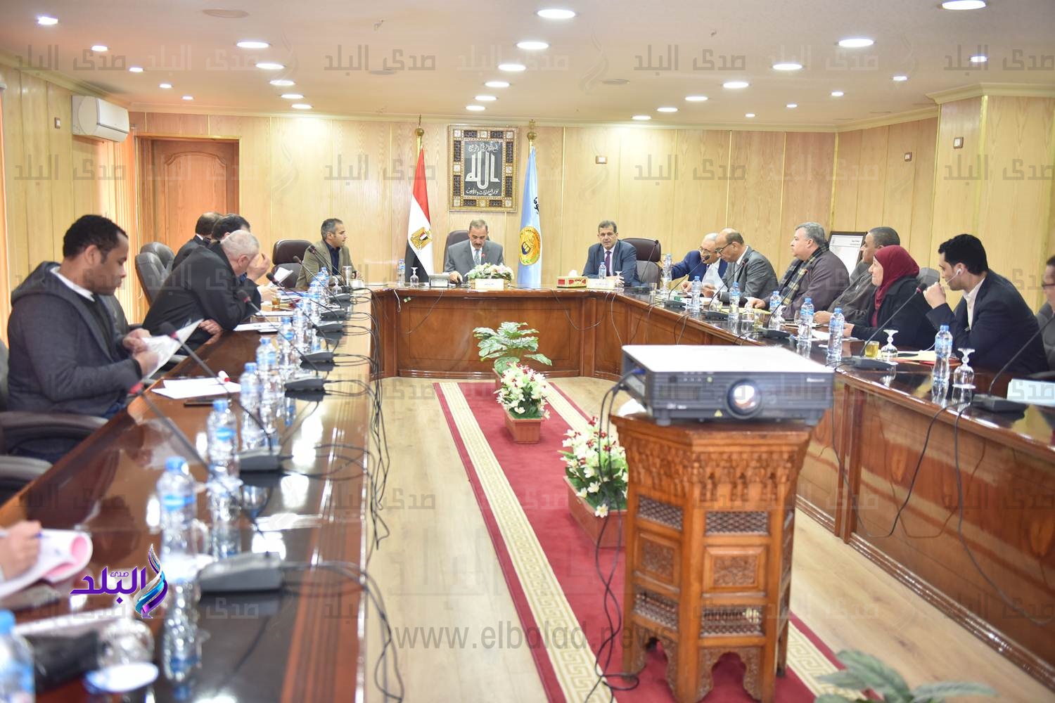 محافظ أسيوط يلتقي أعضاء مجلس النواب