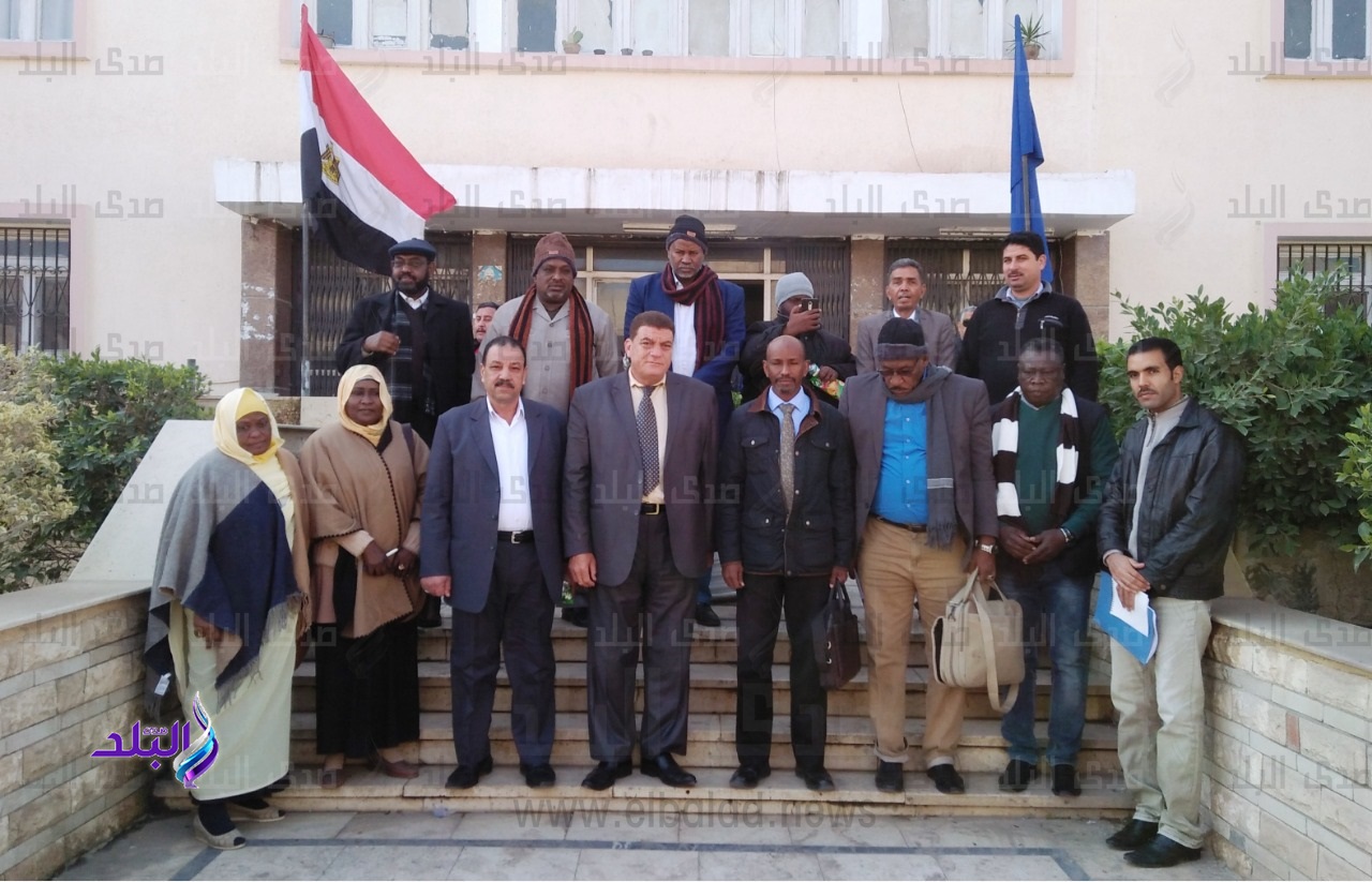 وفد سوداني يتفقد مشاريع تطوير الرى الحقلى لزراعة البحيرة
