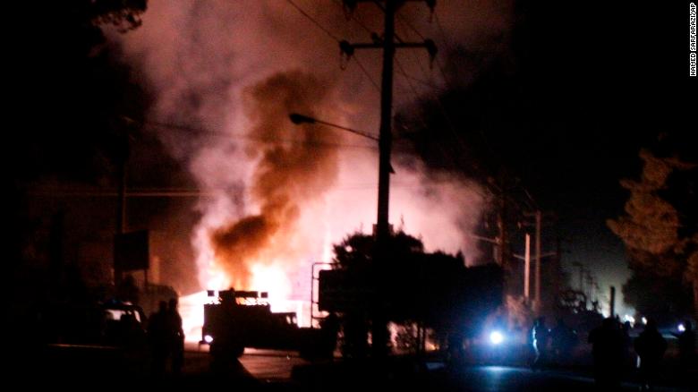 مكان الحادث في افغانستان