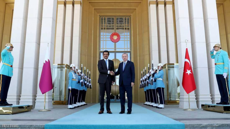 أردوغان - أمير قطر 