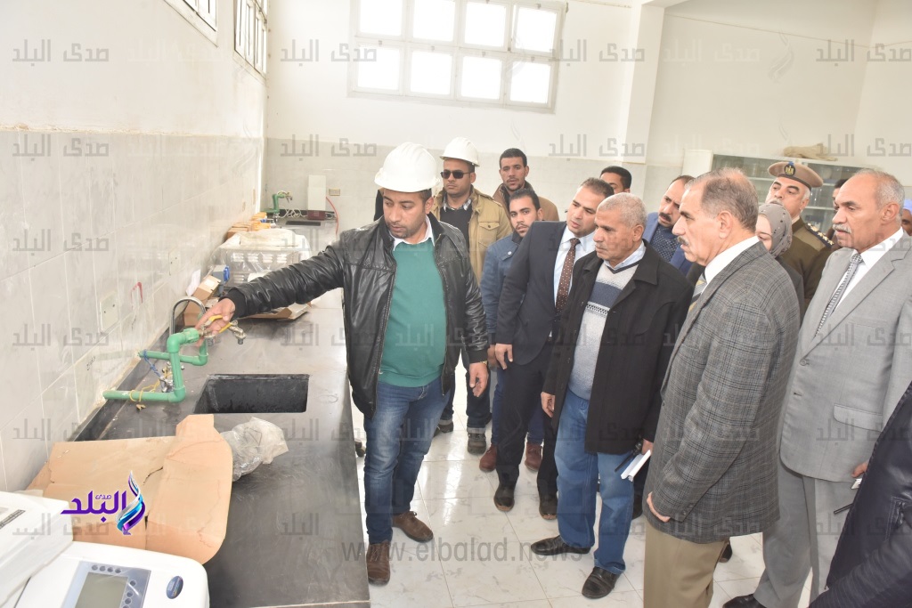 جولة المحافظ بمحطة مياه ديروط 