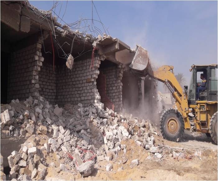 صورة من إزالة التعديات صورة من إزالة التعديات