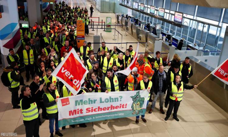 إضراب في مطرات ألمانيا 