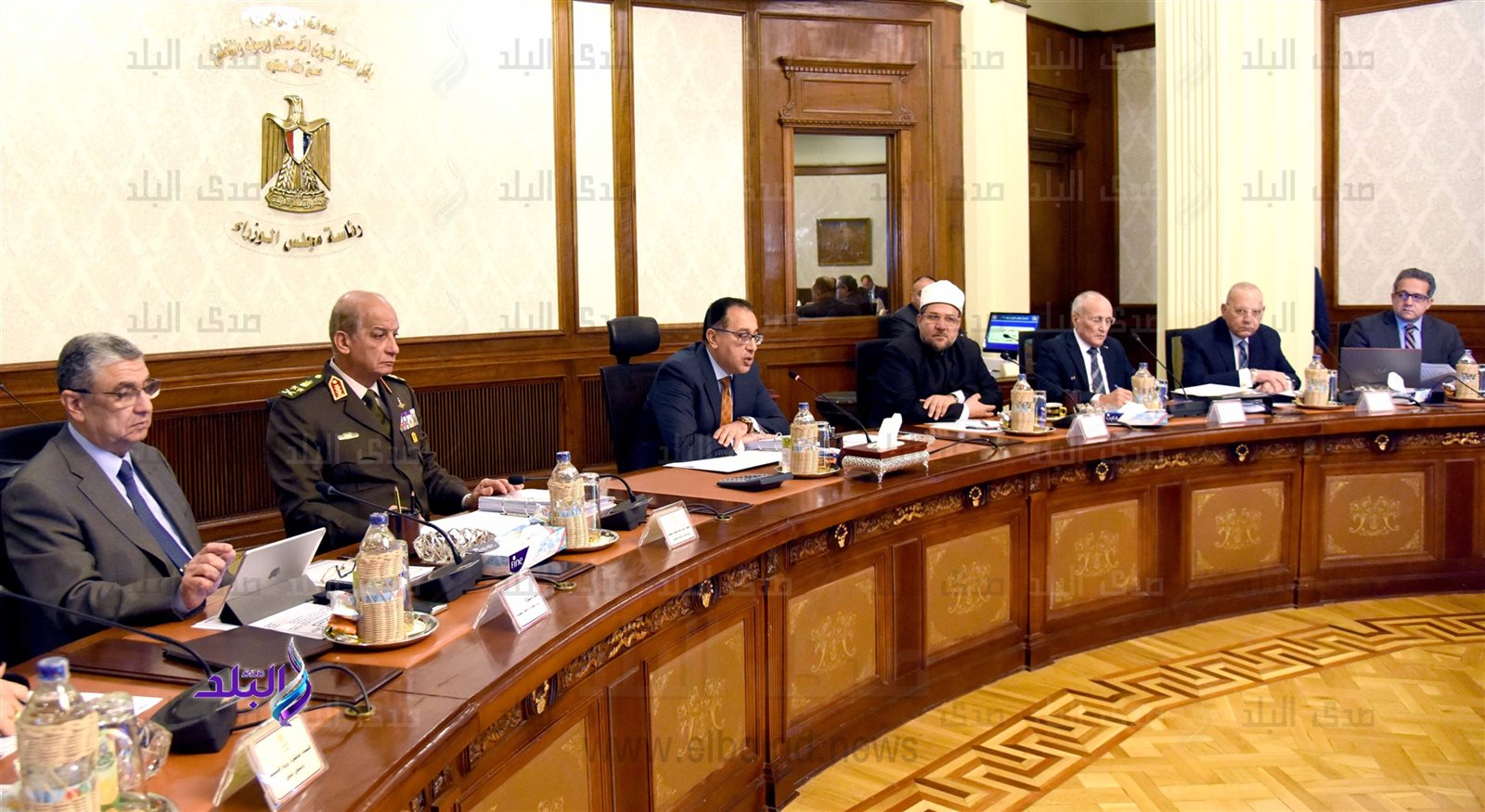 صورة من اجتماع الحكومة 