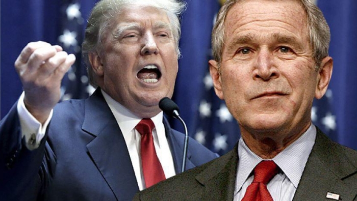 ترامب وجورج بوش 