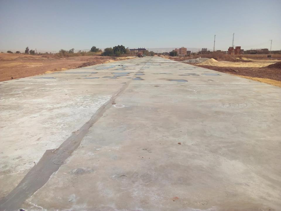 الإنتهاء من إقامة الممشي السياحي بمركز بلاط