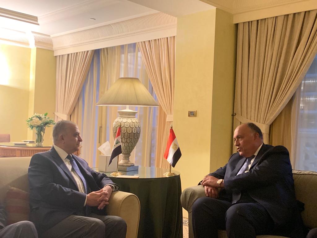 سامح شكري ونظيره العراقي