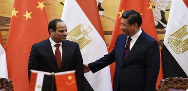 الرئيس السيسي ونظيره الصيني 