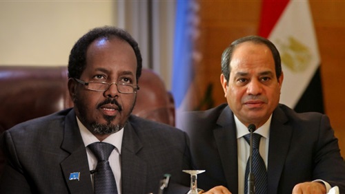 الرئيس السيسي والرئيس الصومالي