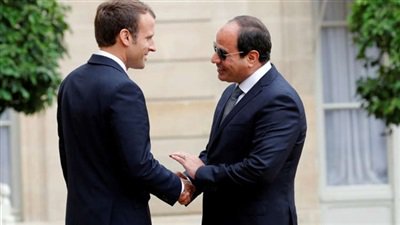 السيسي وماكرون السيسي وماكرون