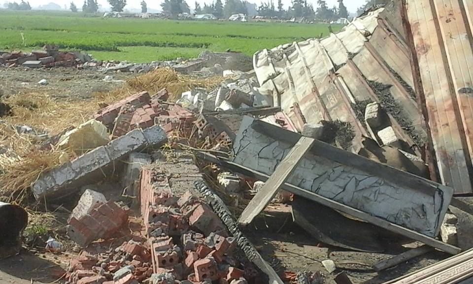 ازالة 17 حالة تعدى بكفر سعد