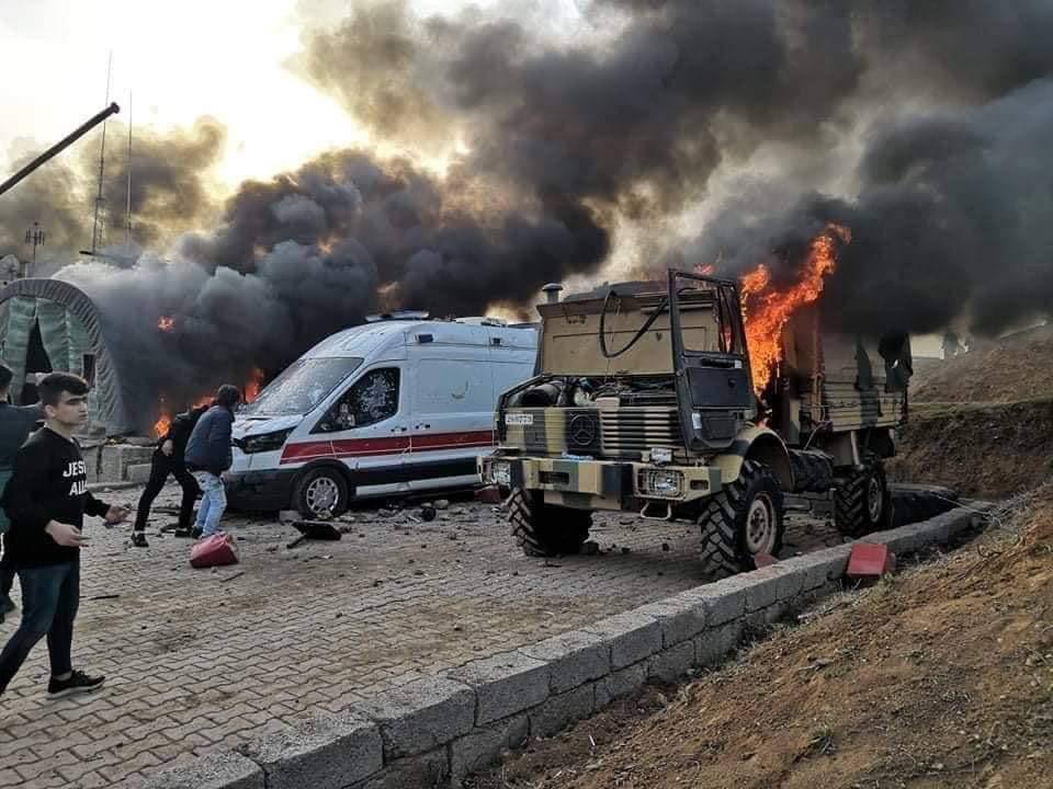اقتحام قاعدة عسكرية تركية في دهوك اقتحام قاعدة عسكرية تركية في دهوك
