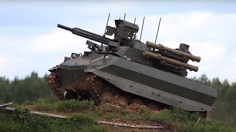 روبوت أوران-9 القتالي يدخل الخدمة في الجيش الروسي روبوت أوران-9 القتالي يدخل الخدمة في الجيش الروسي