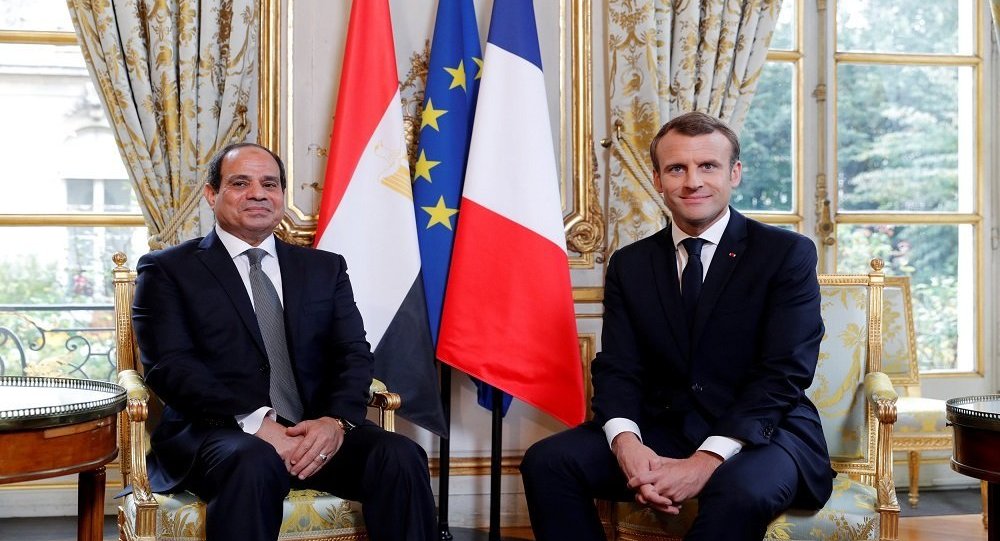 السيسي و ماكرون 