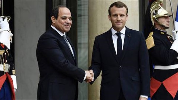ماكرون - السيسي  ماكرون - السيسي