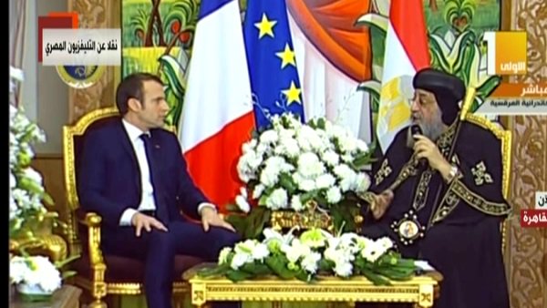 البابا تواضروس - ماكرون